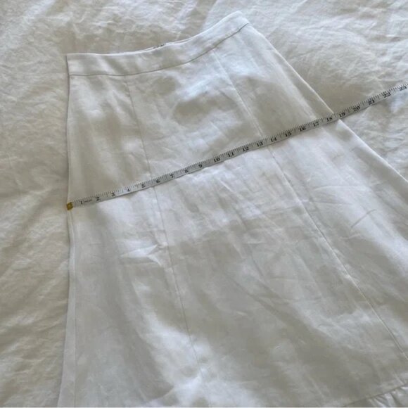 NWT Reformation Yucca Linen Two Piece Skirt Set White Size 0 - Picture 12 of 16